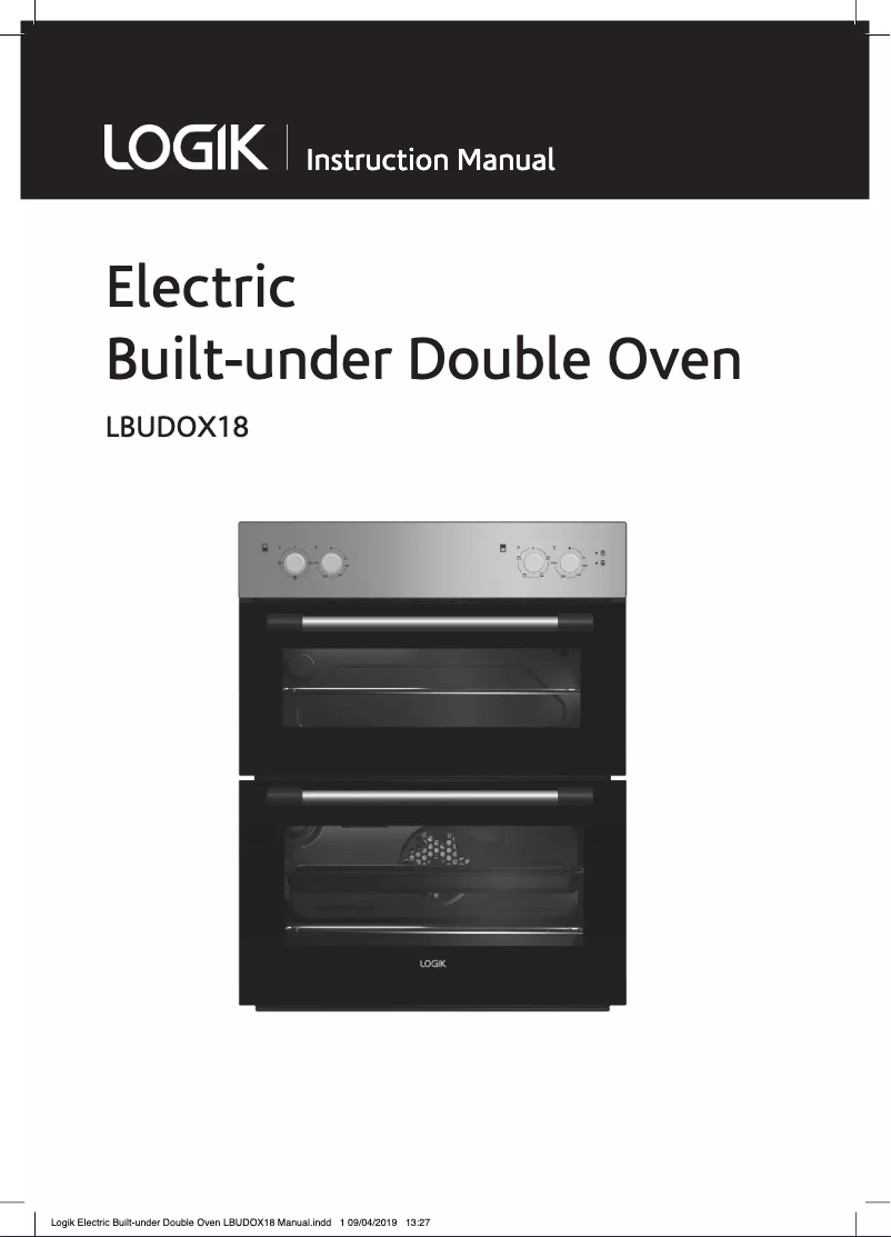 First page image of the manual for LBUDOX18