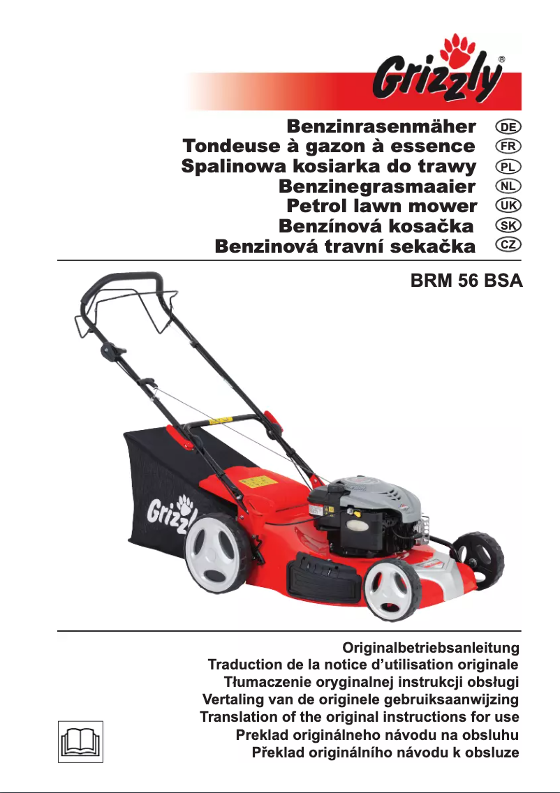 First page image of the manual for BRM 56 BSA