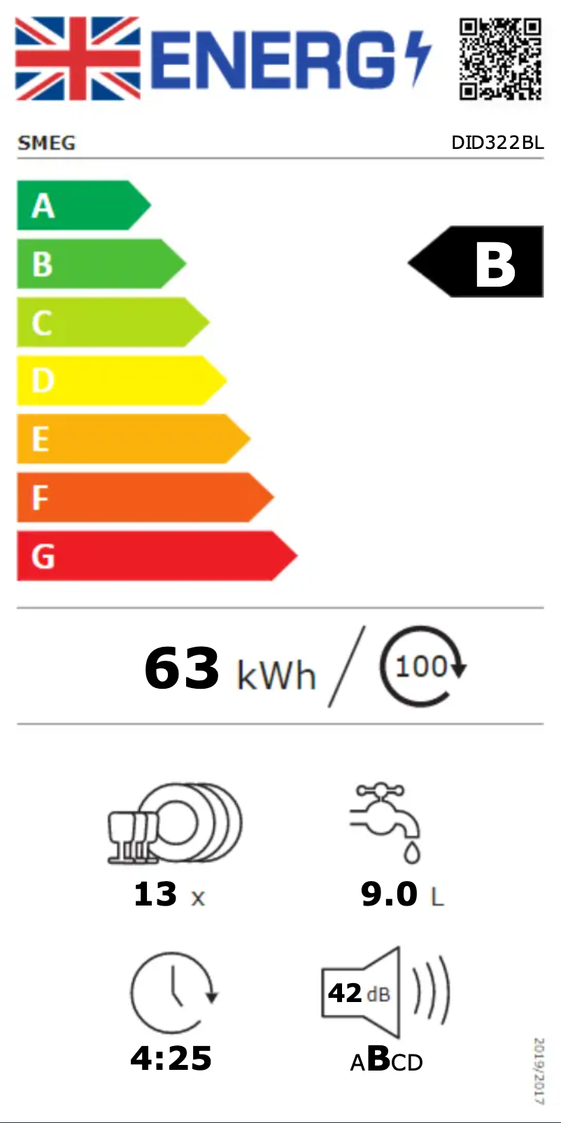First page image of the manual for DID322BL