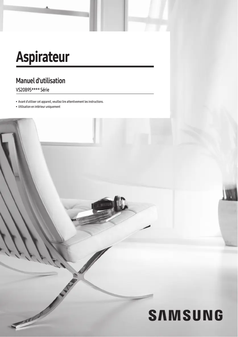 Page 1 of the manual User Manual Samsung VS20B95943N