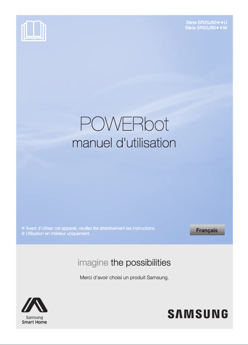 First page image of the manual for SR20J9020U