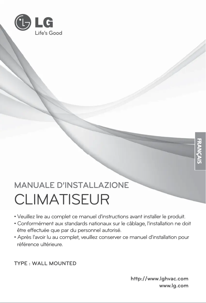 Page 1 of the manual User Manual LG ARNU073SEL2