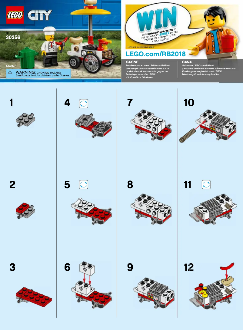 Page 1 of the manual User Manual Lego City 30356