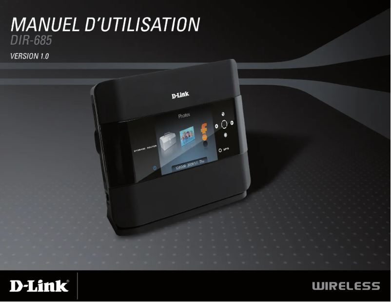 First page image of the manual for DIR-685