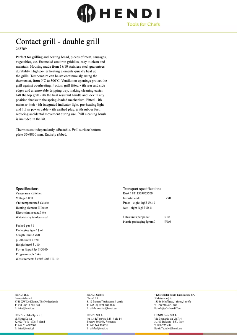 First page image of the manual for 263709