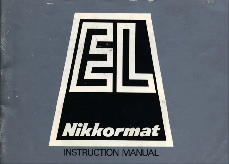 First page image of the manual for Nikkormat EL