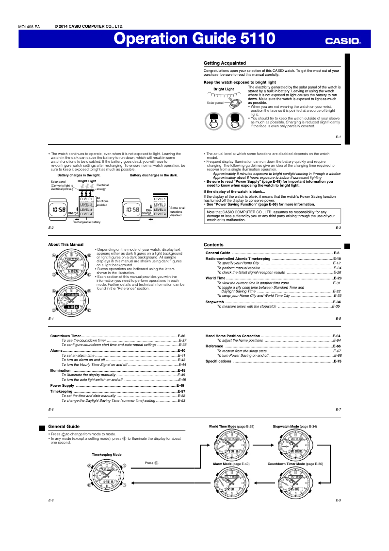 First page image of the manual for Radio Controled WVA-M650TD-1AER