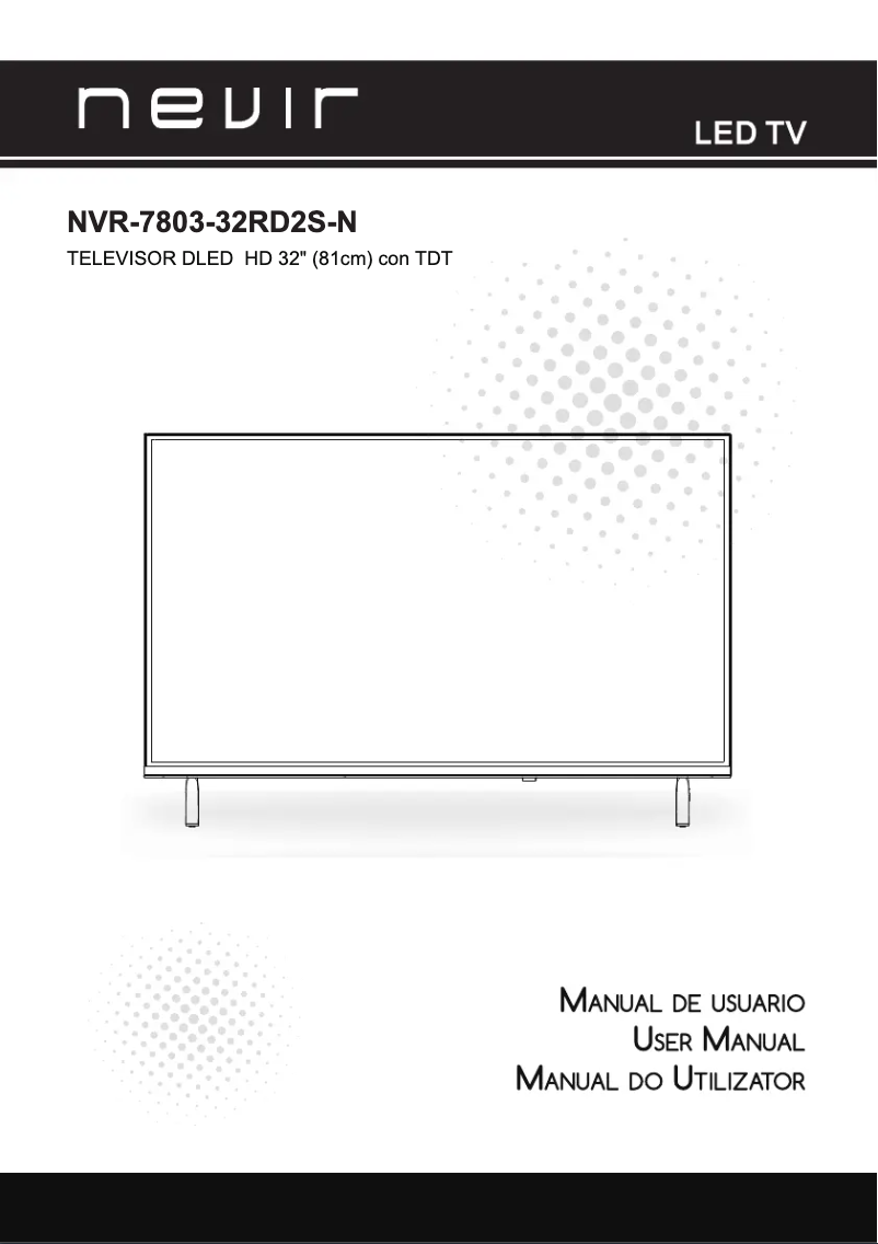 Page 1 of the manual User Manual Nevir NVR-7803-32RD2S-N