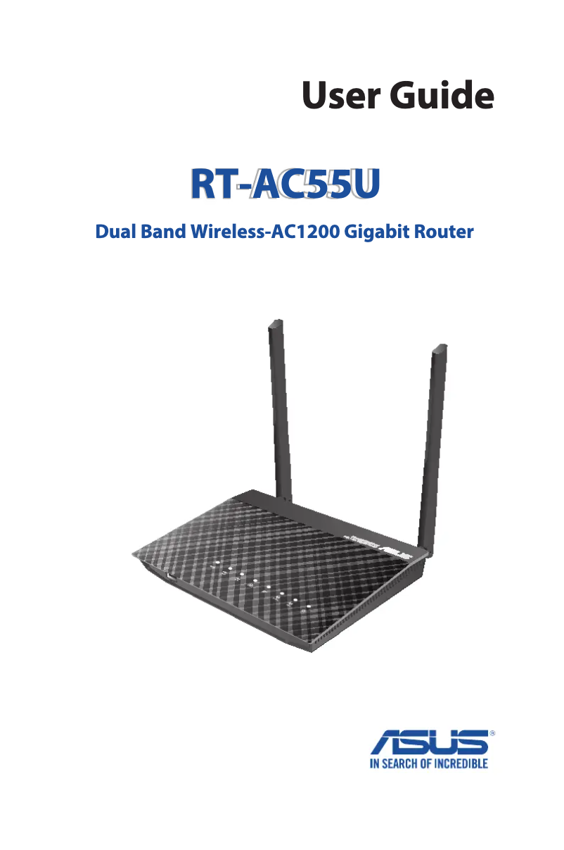 Page 1 of the manual User Manual Asus RT-AC55U