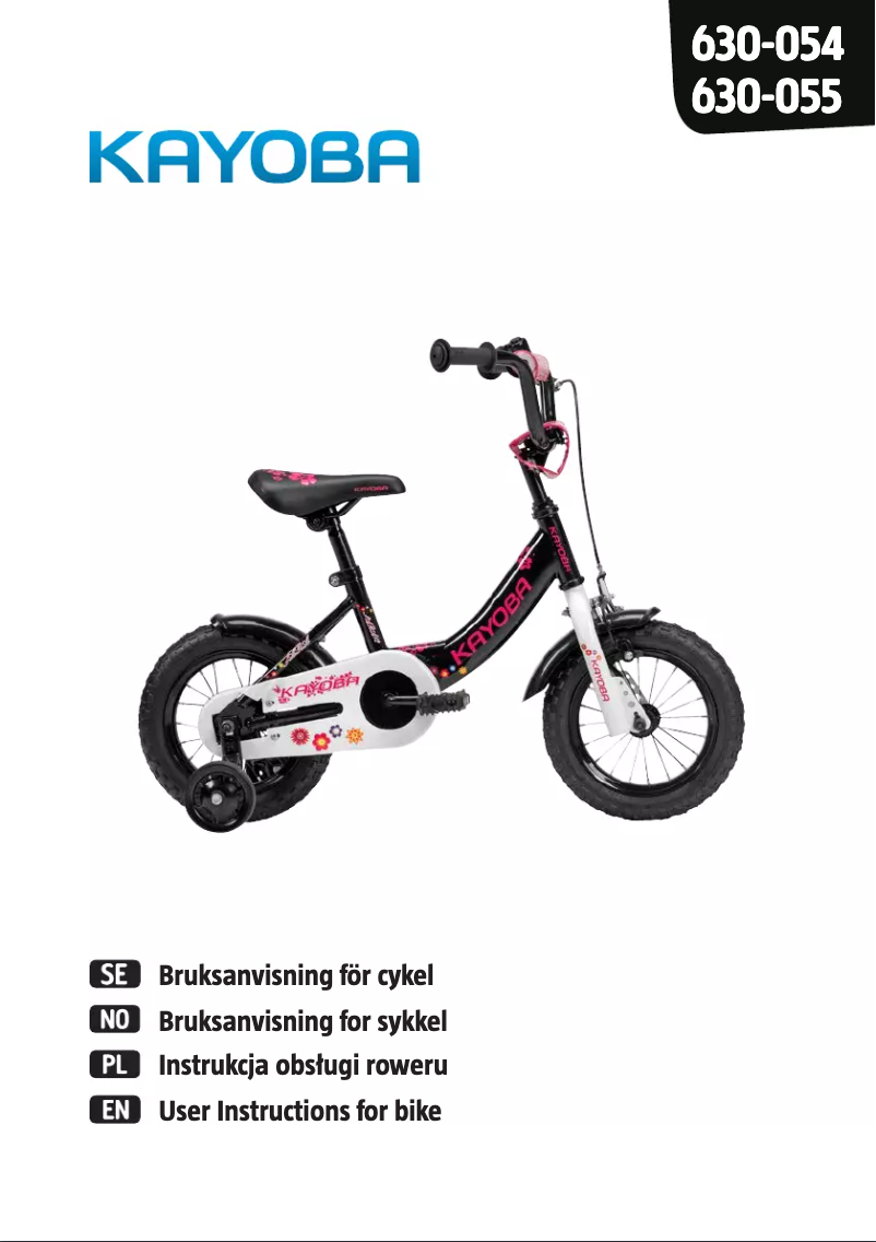 First page image of the manual for Sara 630-055