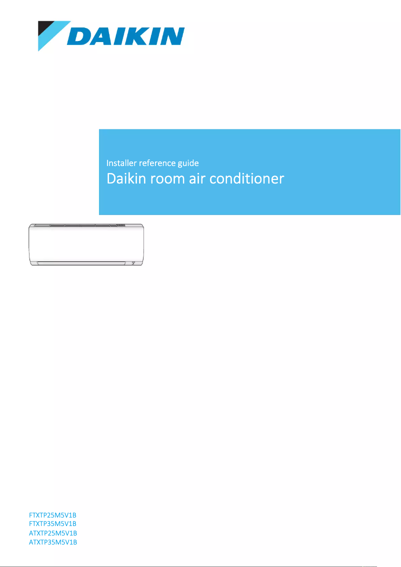 First page image of the manual for ATXTP25M5V1B