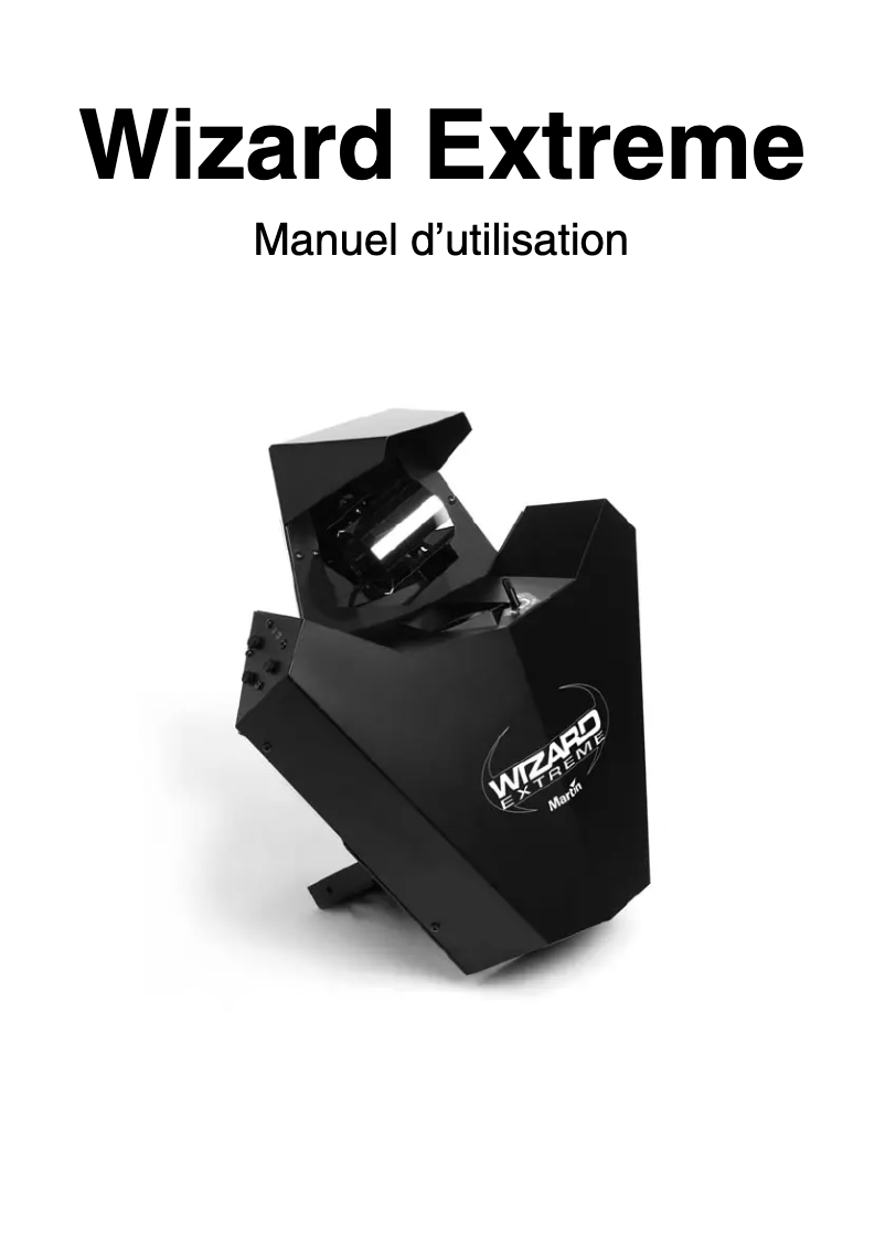 First page image of the manual for Wizard Extreme
