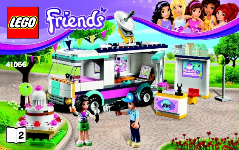 First page image of the manual for Friends 41056