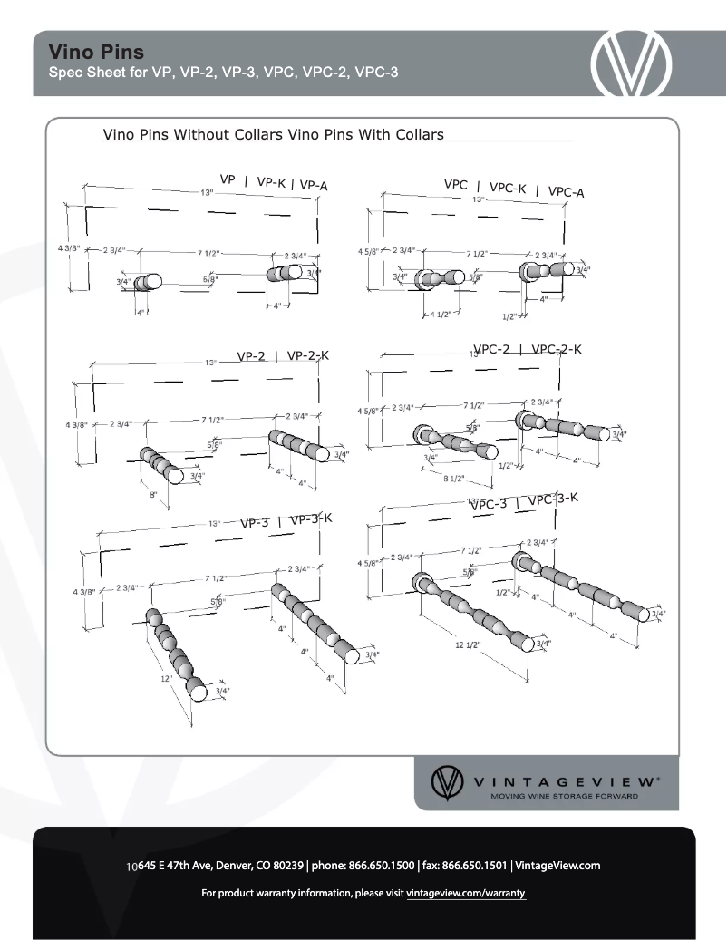 Page 1 of the manual User Manual VintageView VPC