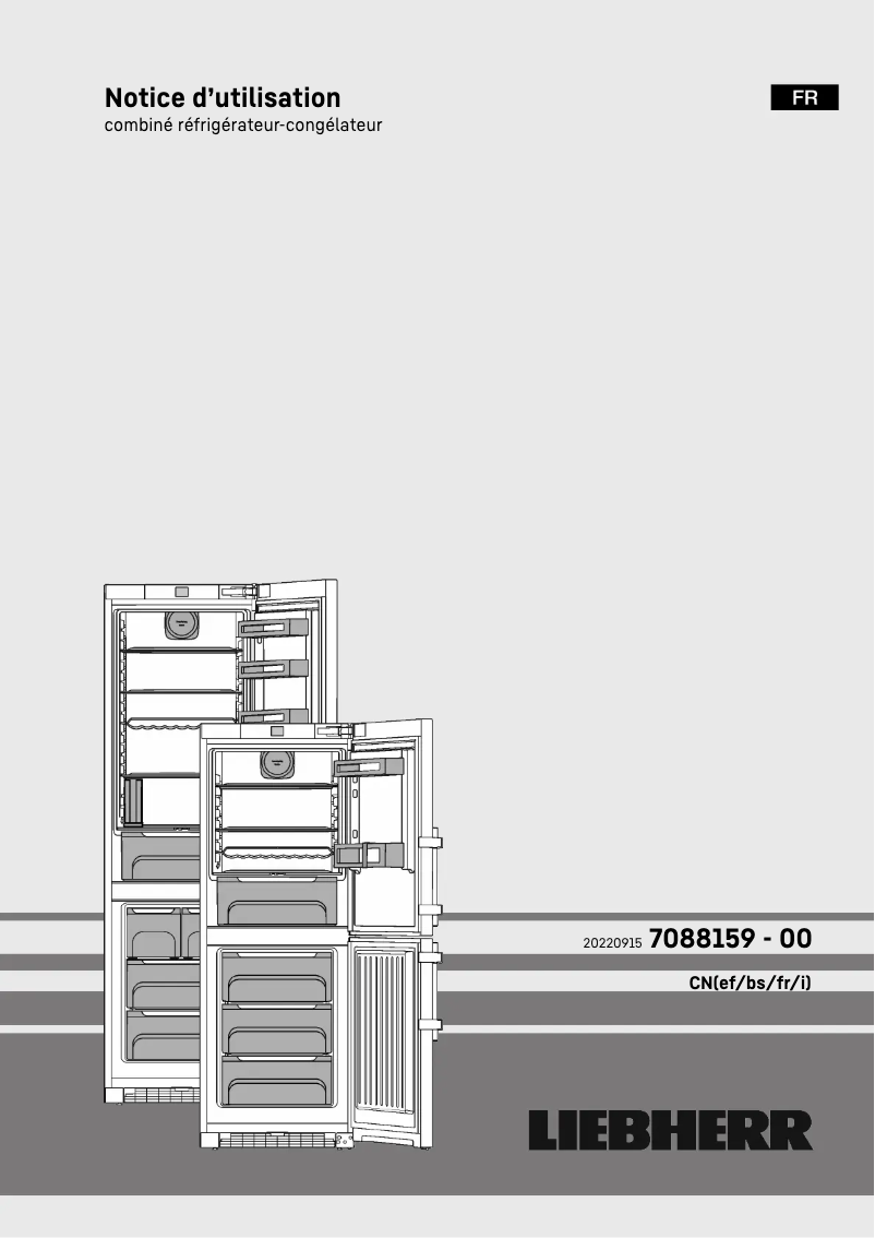 First page image of the manual for CNef 5735