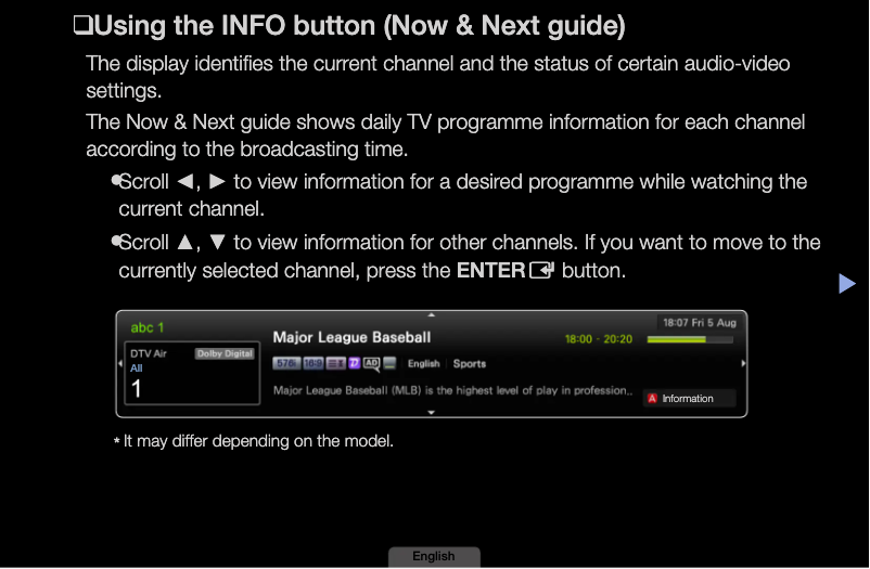 First page image of the manual for UA32D4000