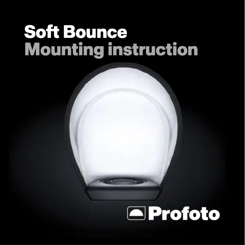 Page 1 of the manual User Manual Profoto Soft Bounce