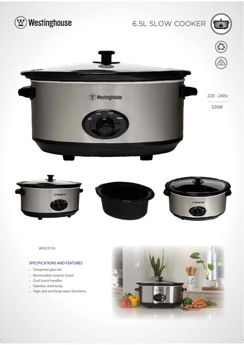 First page image of the manual for WHSC01SS