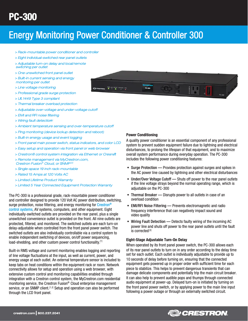 Image de la première page du manuel de l'appareil PC-300