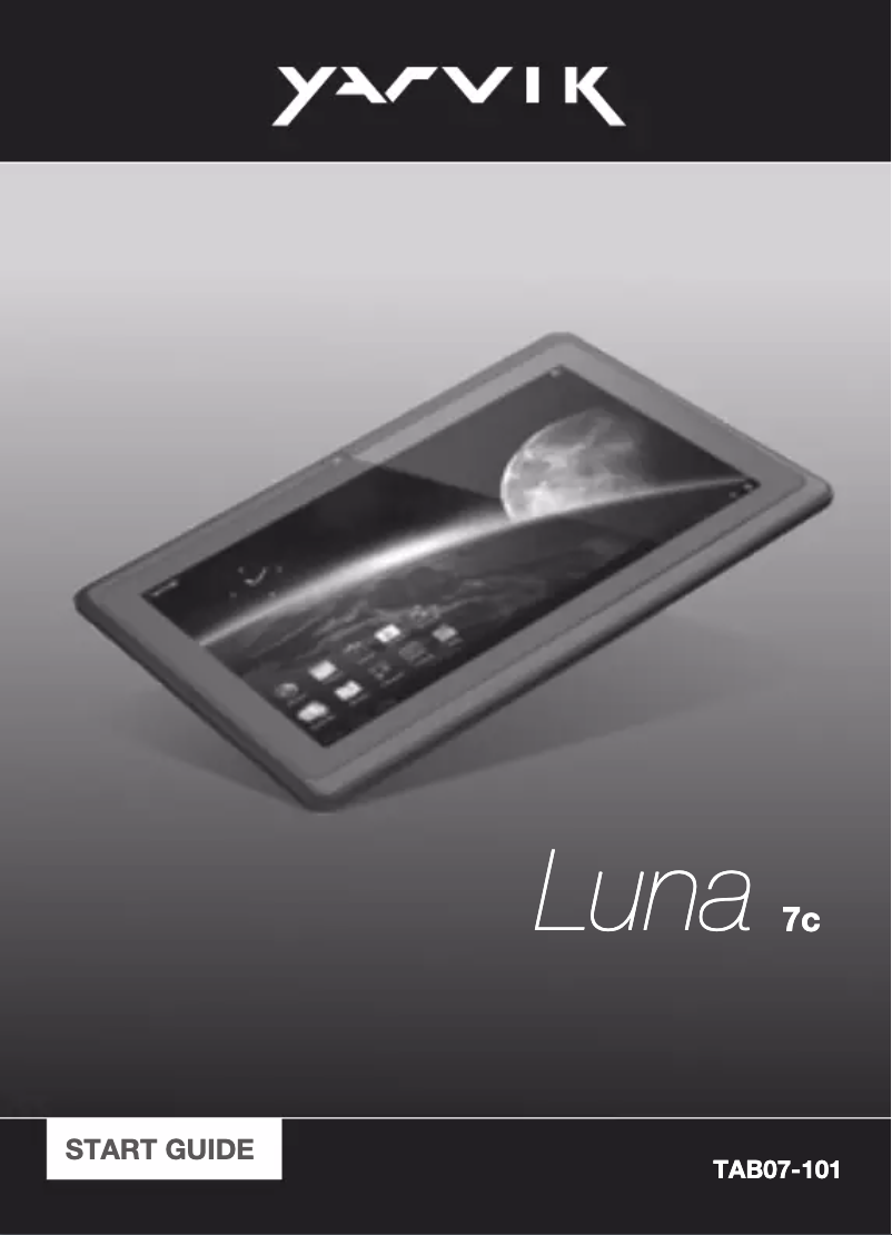 Page 1 of the manual User Manual Yarvik Luna 7c