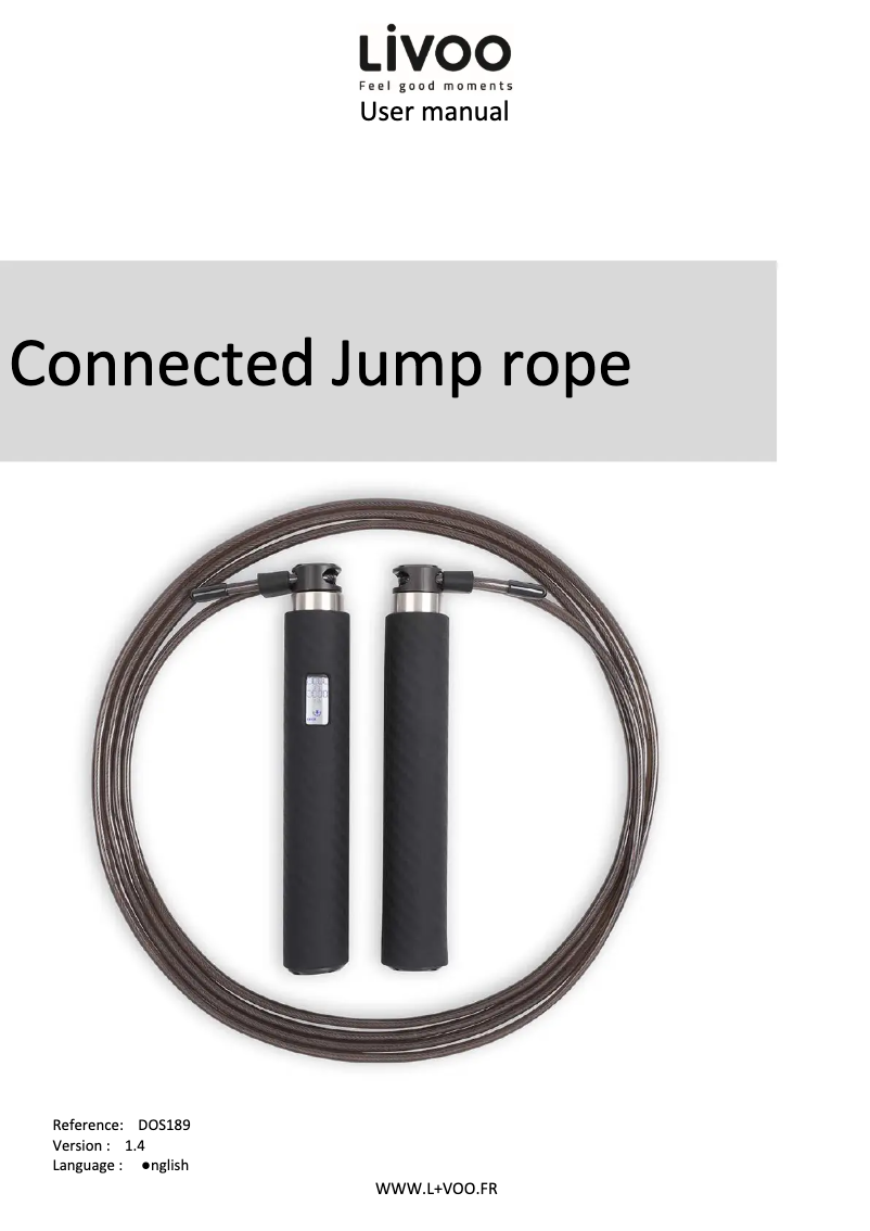 Page 1 de la notice Manuel utilisateur Livoo DOS189