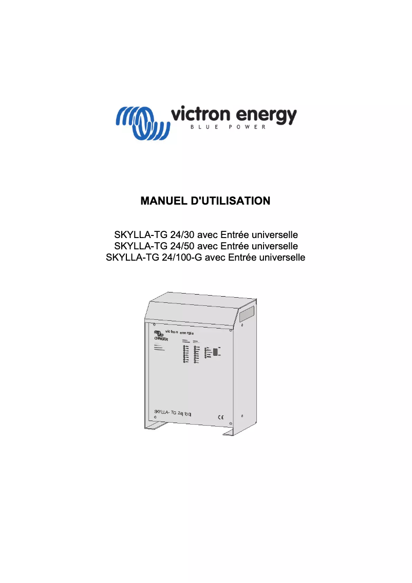 First page image of the manual for Skylla-TG GMDSS