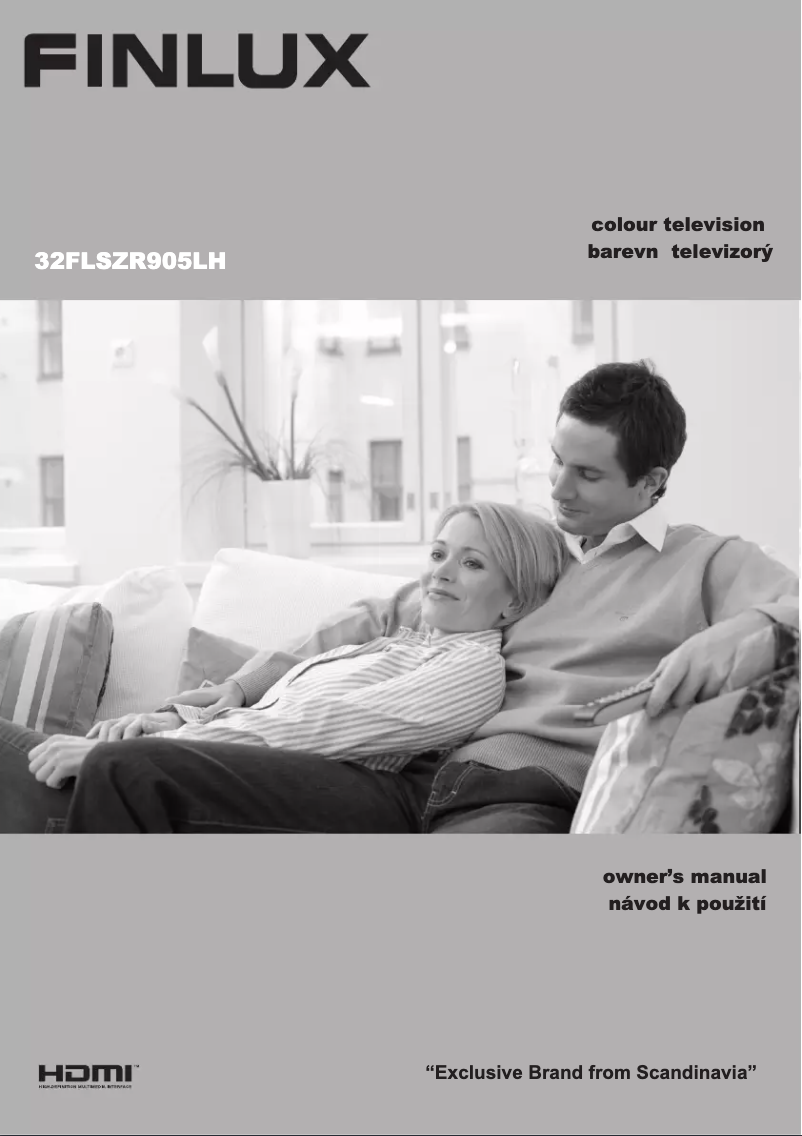 Page 1 of the manual User Manual Finlux 32FLSZR905LH