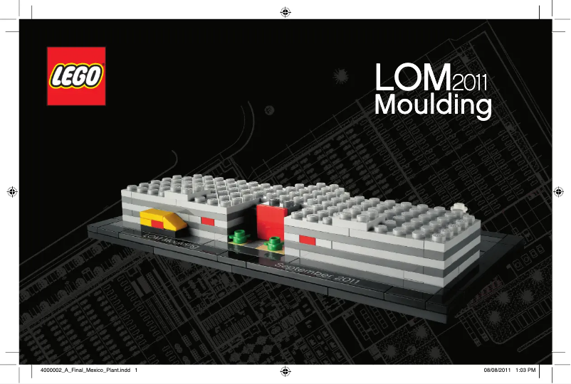 Page 1 of the manual User Manual Lego LOM Moulding 2011