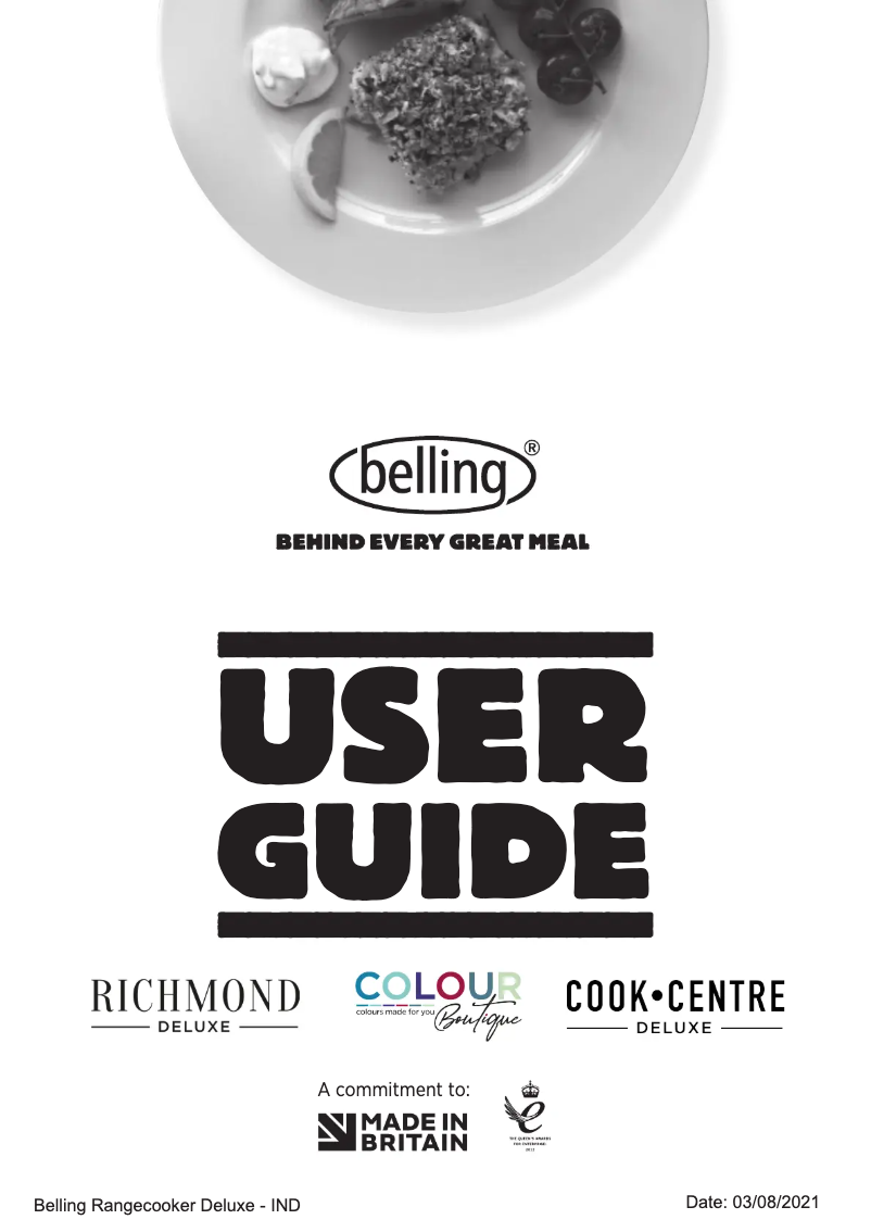 First page image of the manual for BCC900IB