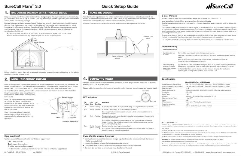 First page image of the manual for Flare