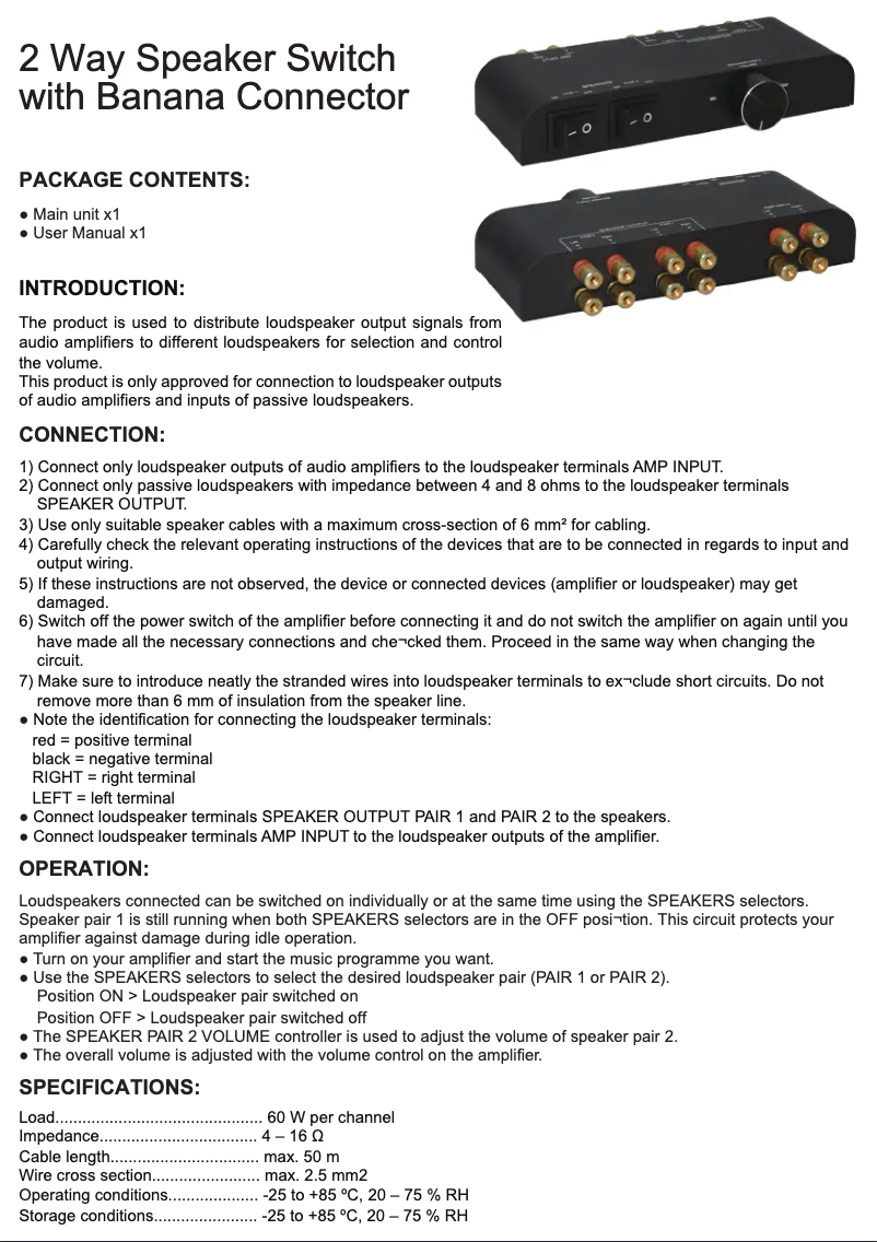 Page 1 of the manual User Manual Micro Connect MC-GEN-270