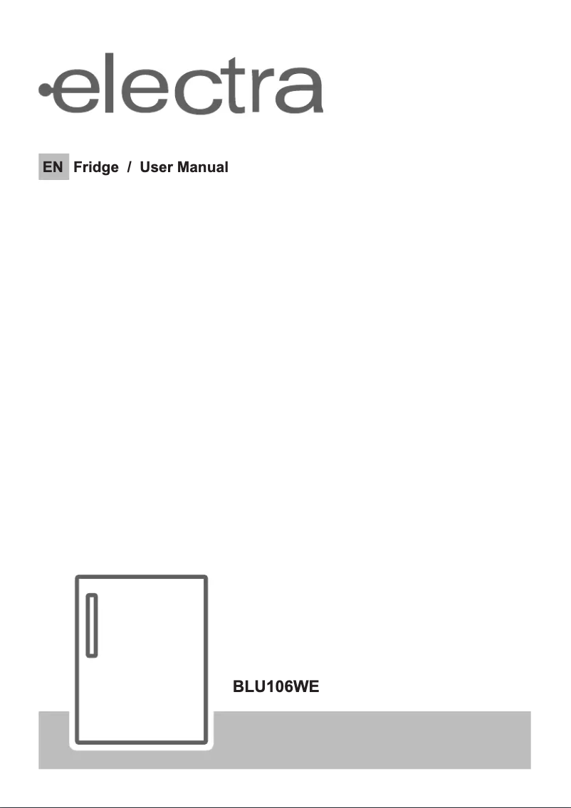 First page image of the manual for BLU106WE