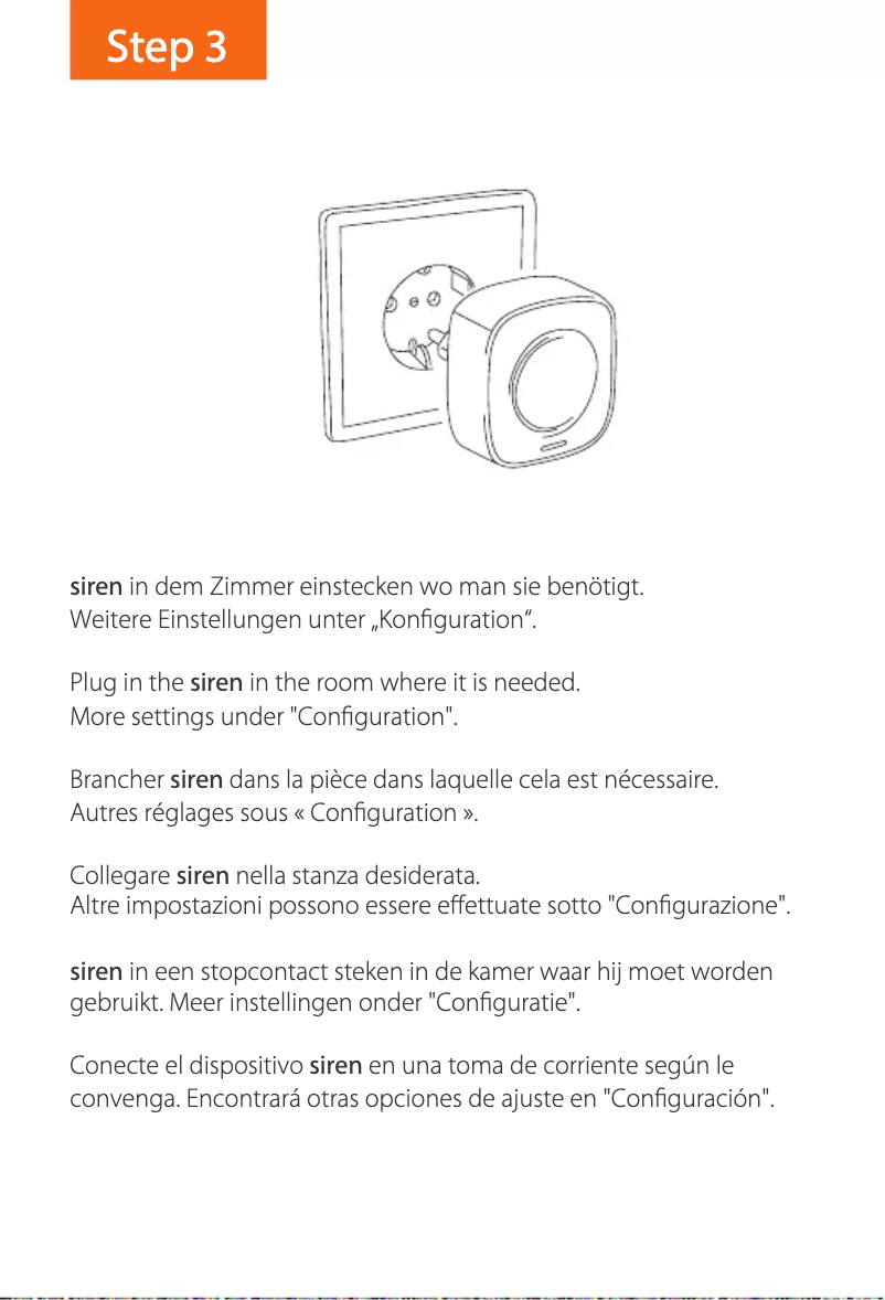 First page image of the manual for Siren ONE X