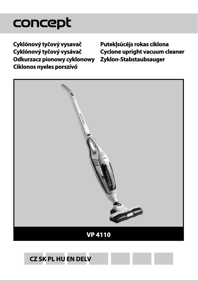 Page 1 of the manual User Manual Concept VP-4110