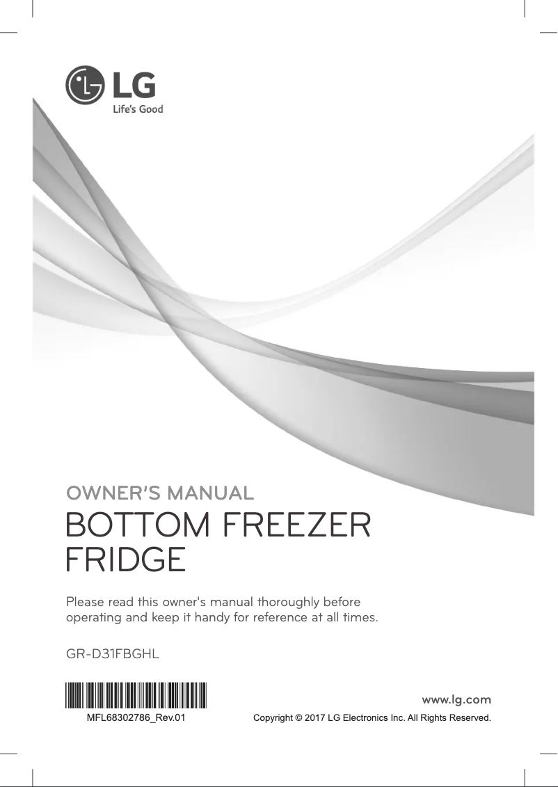 First page image of the manual for GR-D31FBGHL