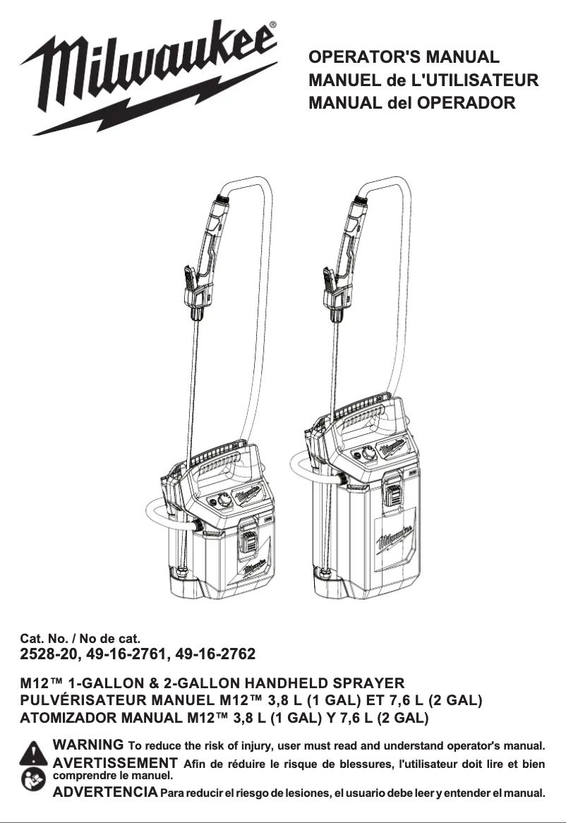First page image of the manual for M12 2528-21G2