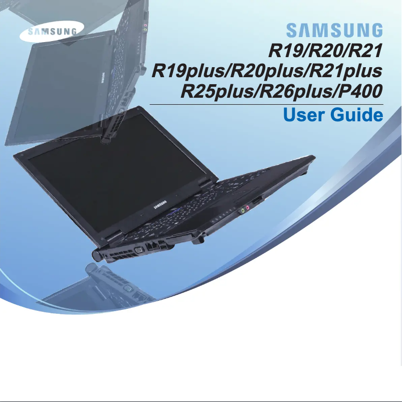 Page 1 of the manual User Manual Samsung NP-P400