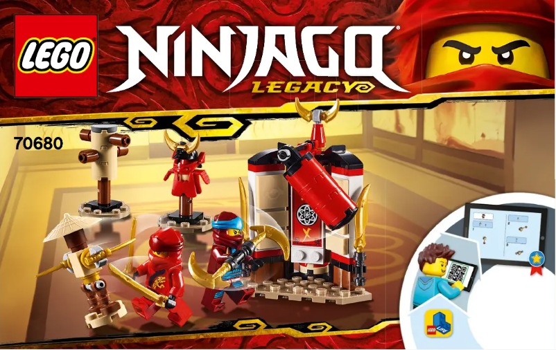 First page image of the manual for Ninjago 70680