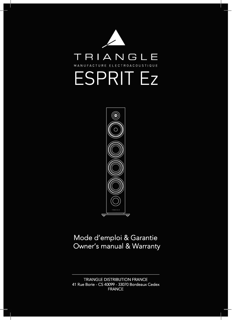 Page 1 of the manual User Manual Triangle Gaïa EZ