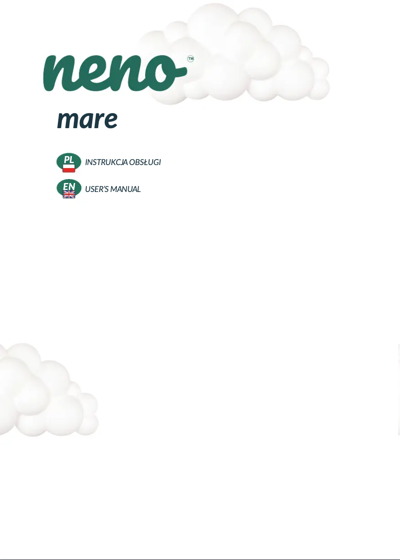 First page image of the manual for Mare