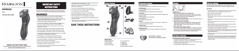 First page image of the manual for Hyperflex XR1430