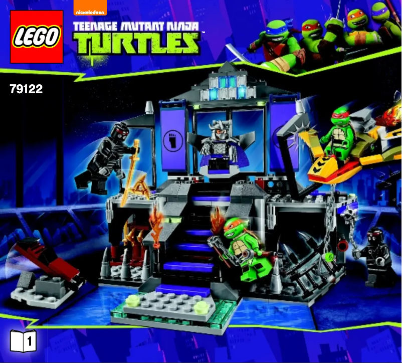 Page 1 of the manual User Manual Lego Ninja Turtles 79122