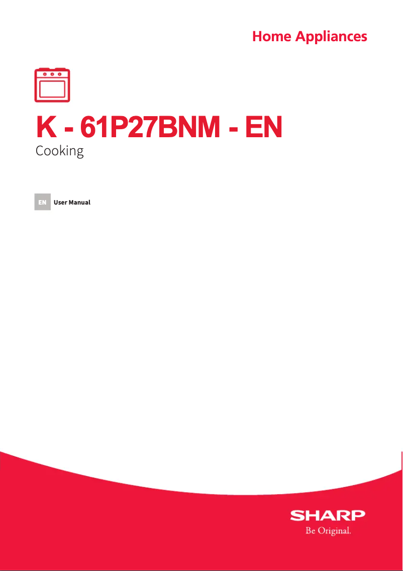 First page image of the manual for K-61P27BNM-EN