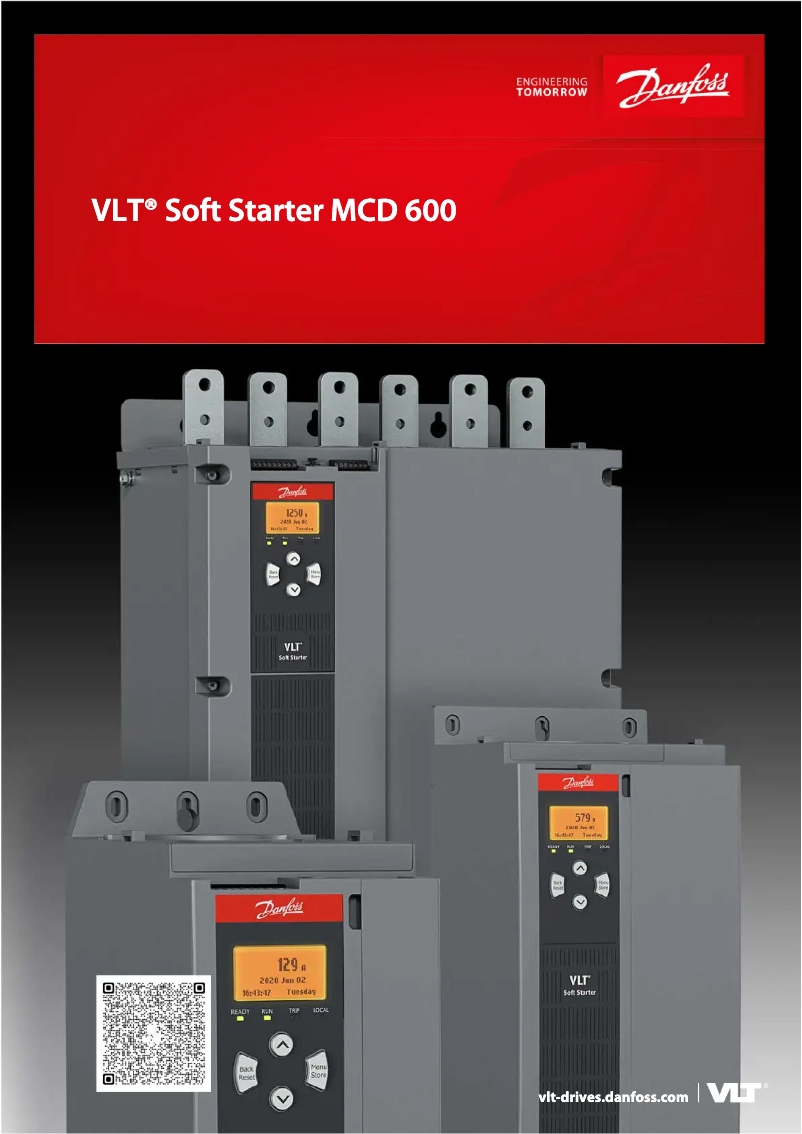 Page 1 of the manual Installation Guide Danfoss VLT MCD 600