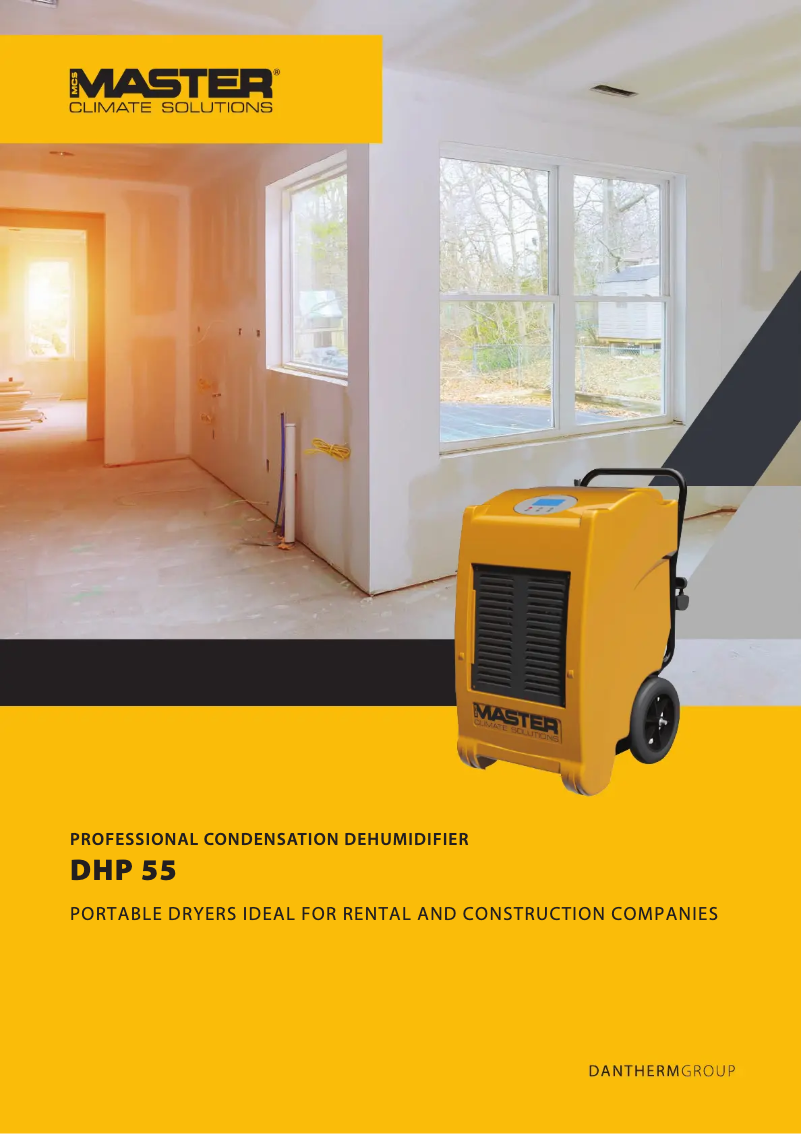 First page image of the manual for DHP 55