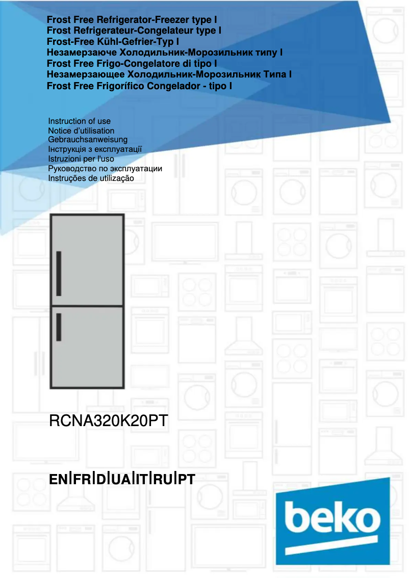 First page image of the manual for RCNA320K20PT
