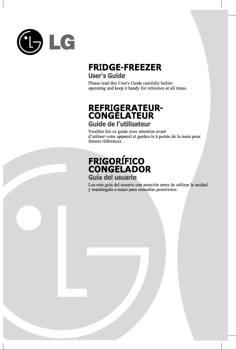 First page image of the manual for GR-F429BLQ