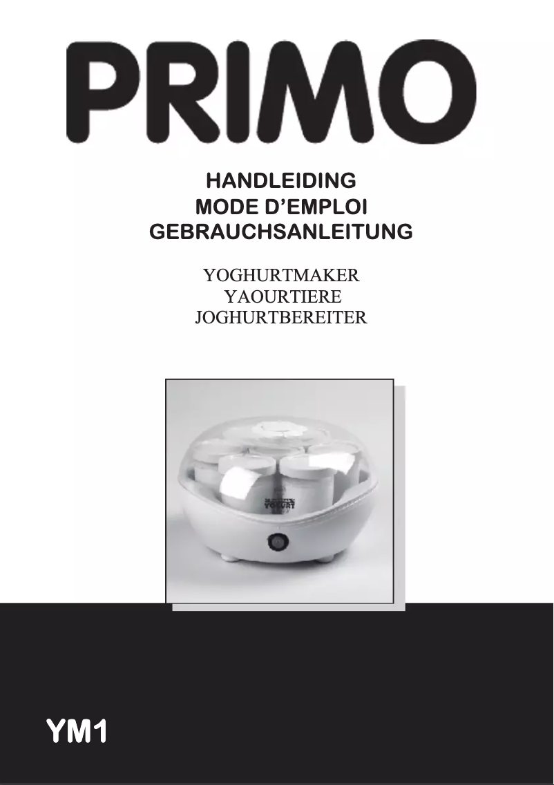 Page 1 of the manual User Manual Primo YM1