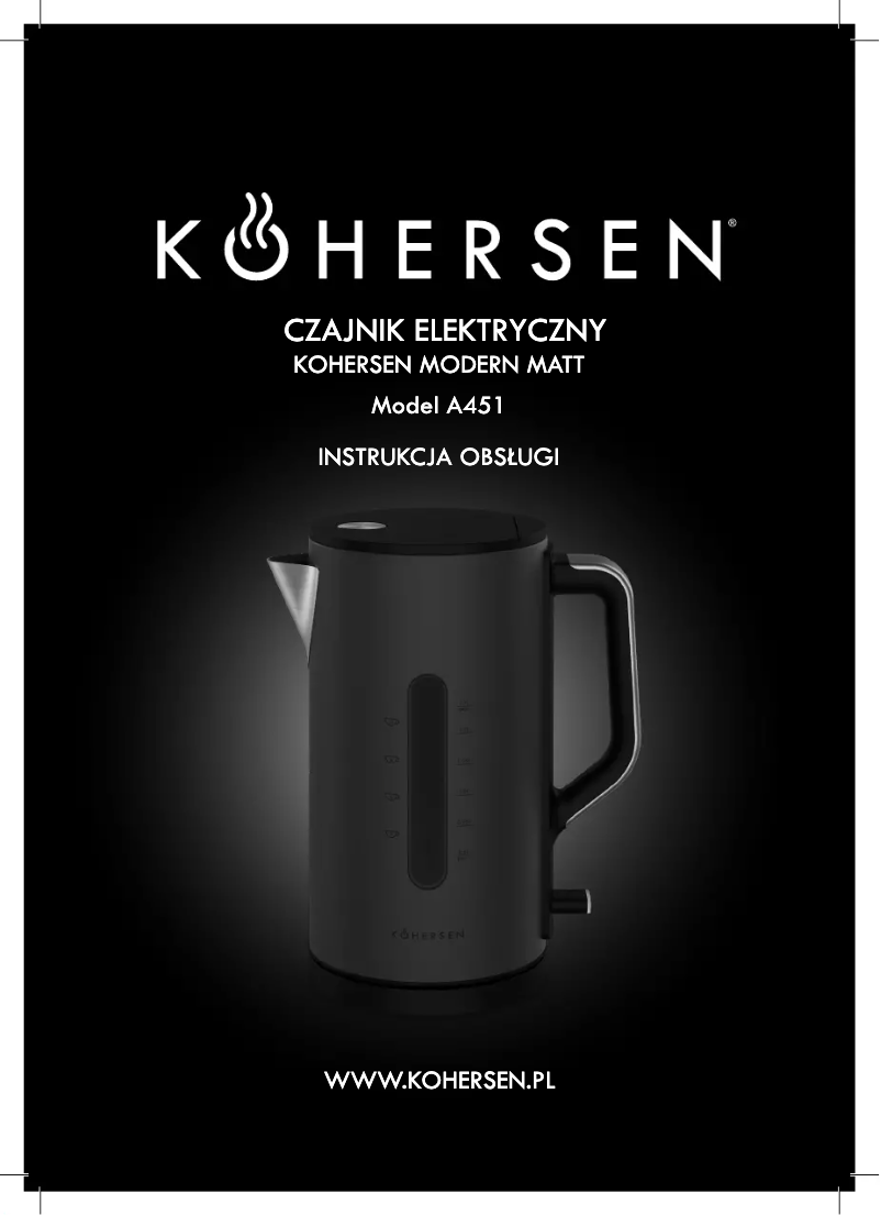 Page 1 of the manual User Manual Kohersen A451