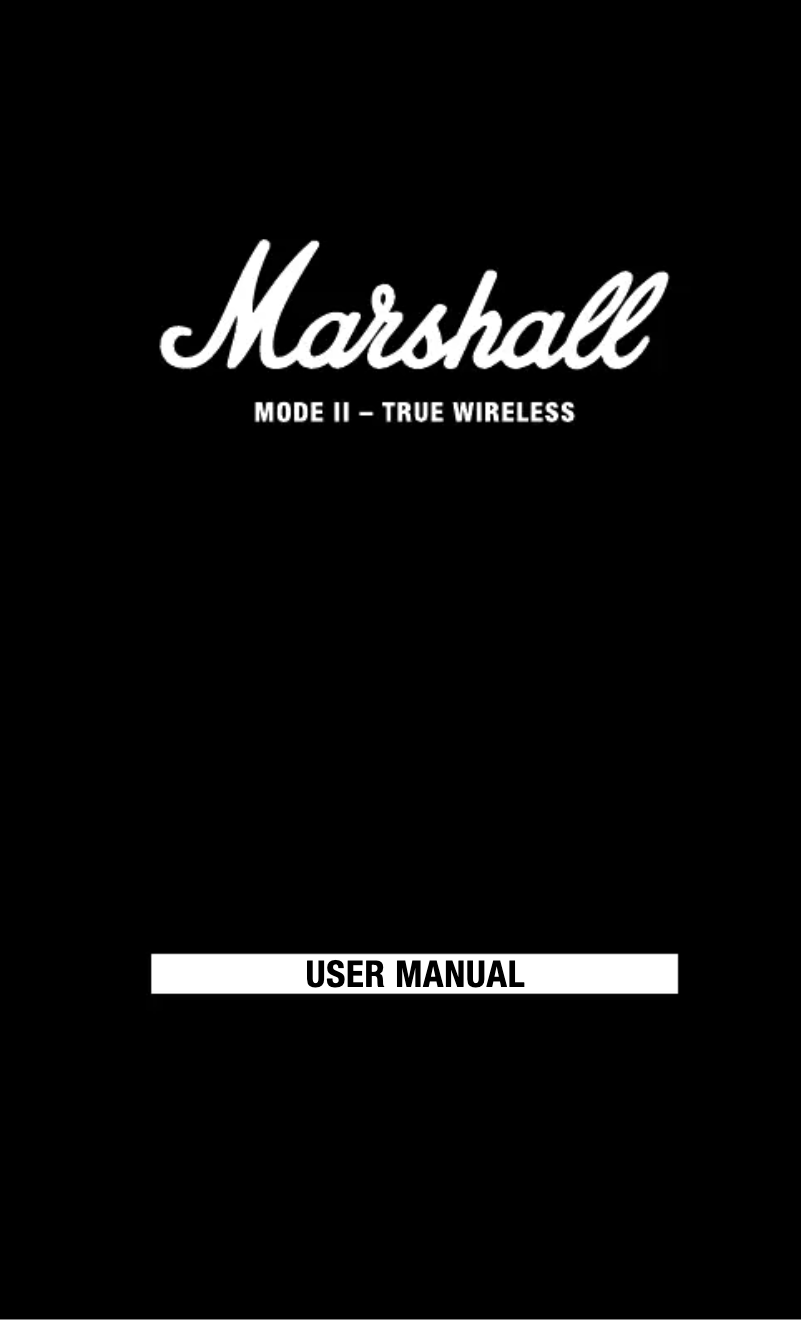 First page image of the manual for Mode II